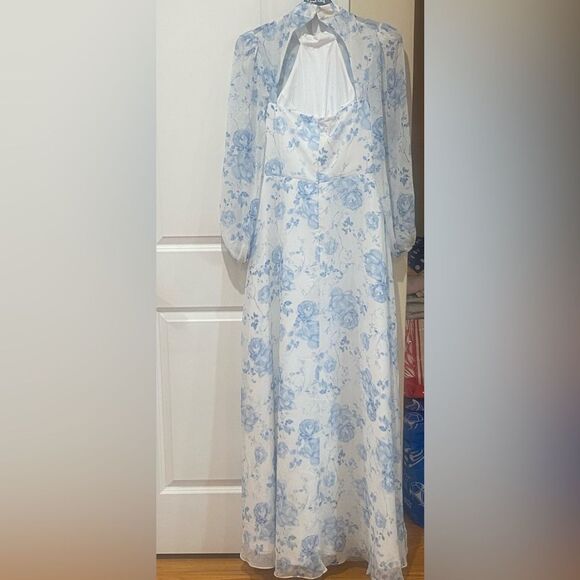 AW BRYONY DRESS
Blue Botanical Floral - Picture 6 of 8